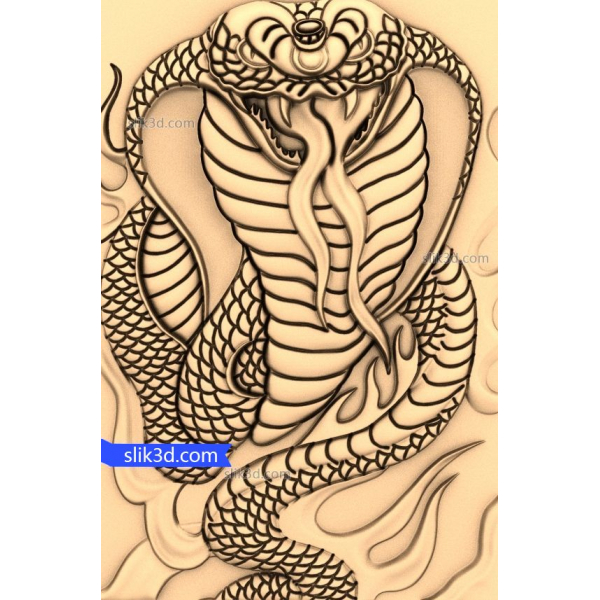 Serpent's Majesty 3D Model for CNC Serpent's Majesty 3D Model for CNC