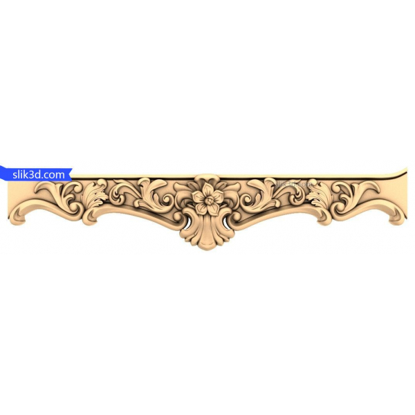 Elegance in Bloom Decorative Panel 3D Model Elegance in Bloom Decorative Panel 3D Model
