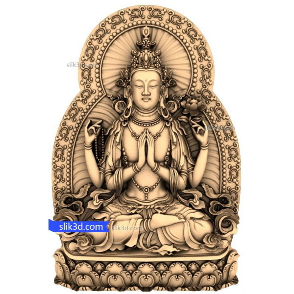 Majestic Serenity 3D-Modell für CNC