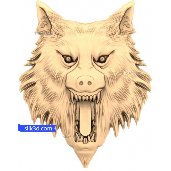 Howling Fury 3D STL modell CNC fafaragáshoz