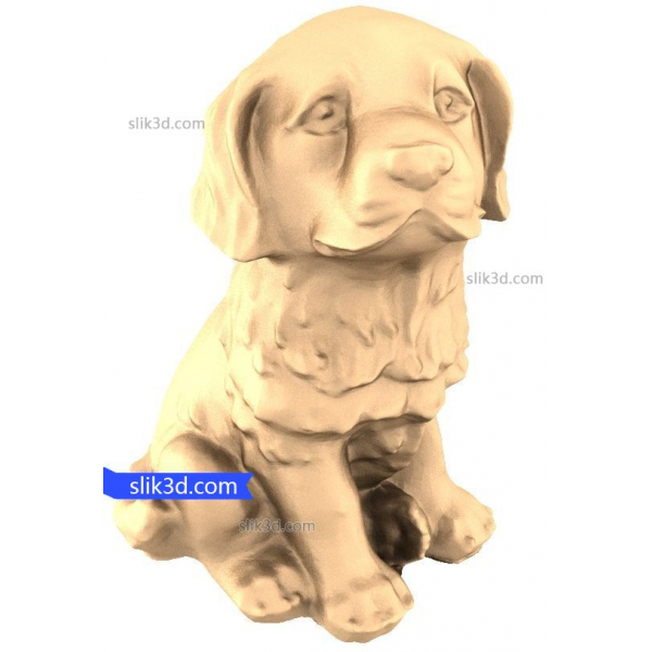 Puppy Charm 3D STL Model for CNC Puppy Charm 3D STL Model for CNC