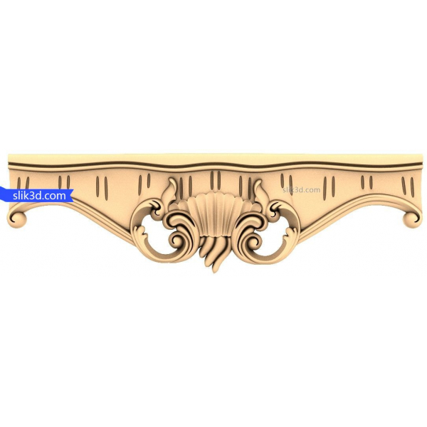 Pannello Elegance Acanthus modello 3D STL per CNC Pannello Elegance Acanthus modello 3D STL per CNC