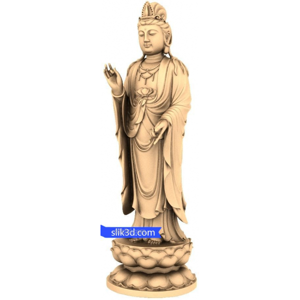 Bodhisattva des Mitgefühls 3D STL Modell Bodhisattva des Mitgefühls 3D STL Modell