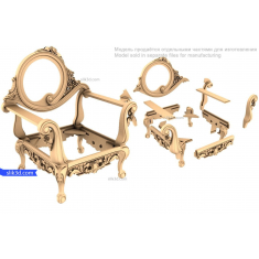 Victorian Elegance Kreslo Çərçivəsi