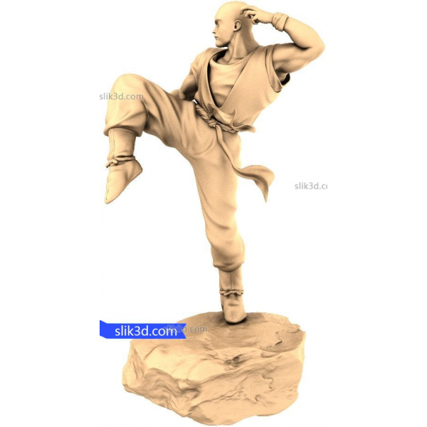 Warrior's Stance 3D Model Warrior's Stance 3D Model
