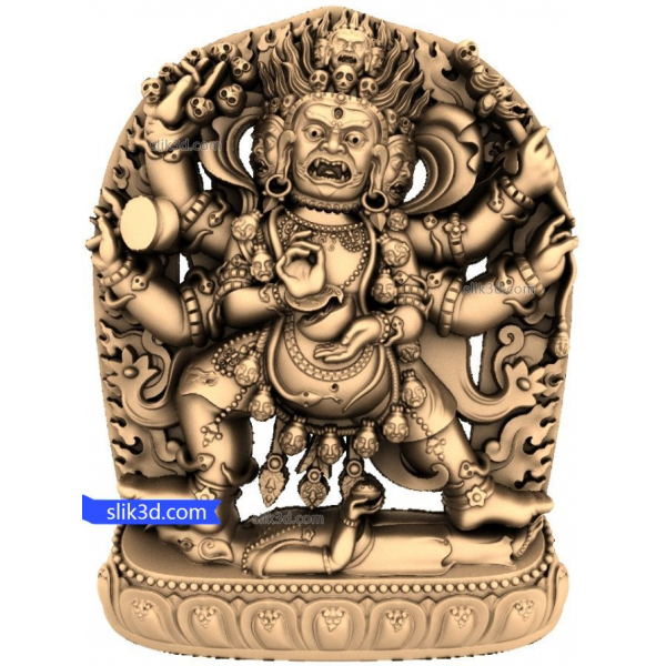 Vajrapani نگهبان 3D مدل