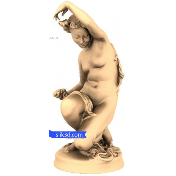 Graceful Muse - 3D STL Model for CNC Graceful Muse - 3D STL Model for CNC