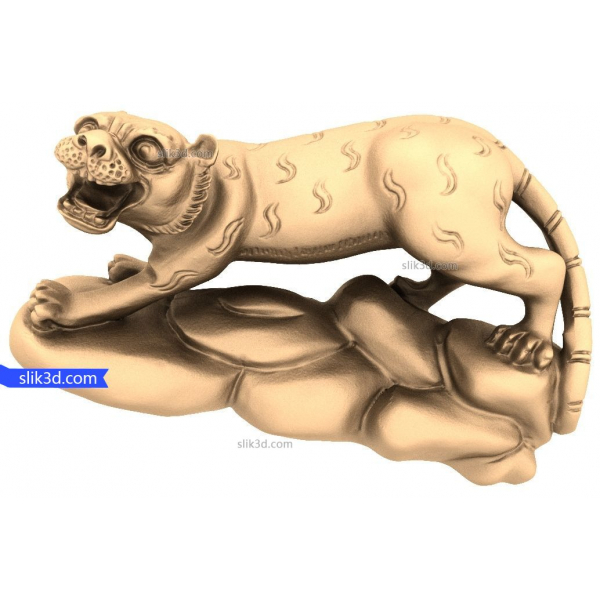 Modello STL 3D della tigre dello spirito guardiano