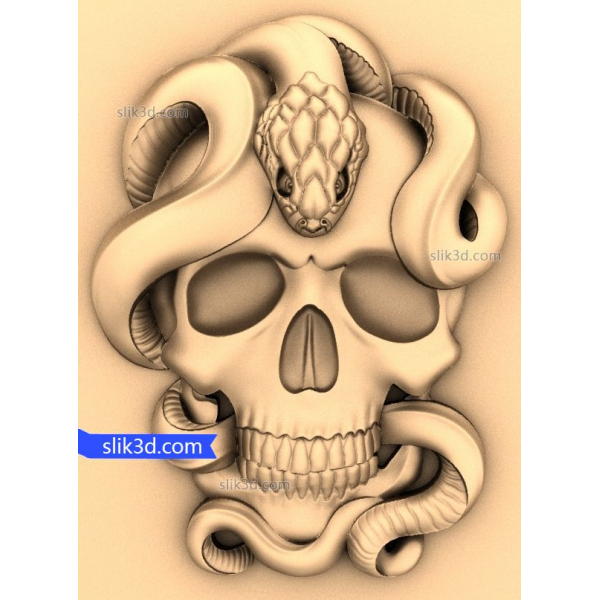 Serpent's Embrace 3D STL Model for CNC Serpent's Embrace 3D STL Model for CNC