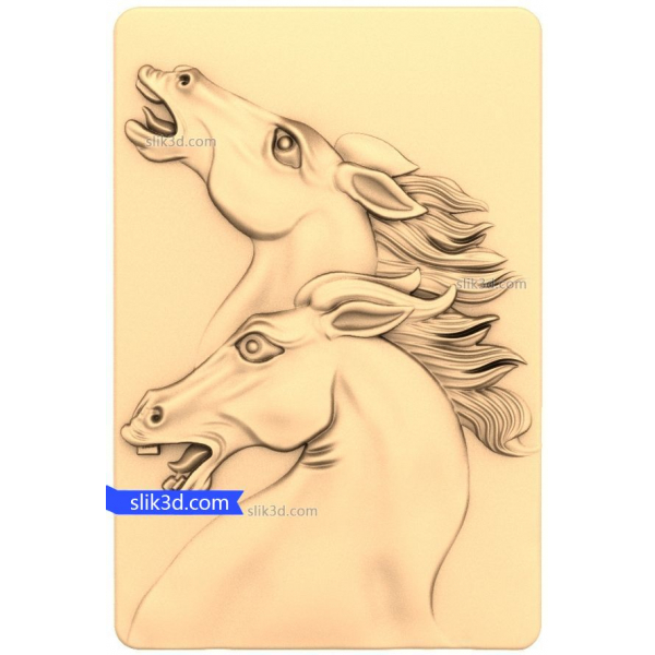 Majestic Equine Relief 3D Model for CNC Routers Majestic Equine Relief 3D Model for CNC Routers