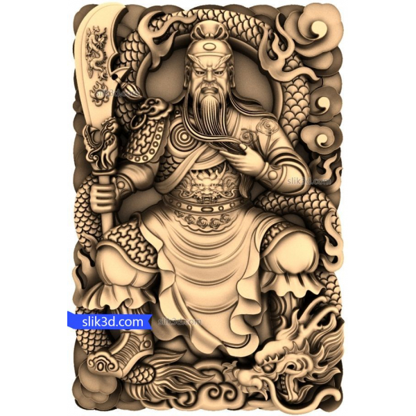 Guardian of the East 3D STL Model dla CNC