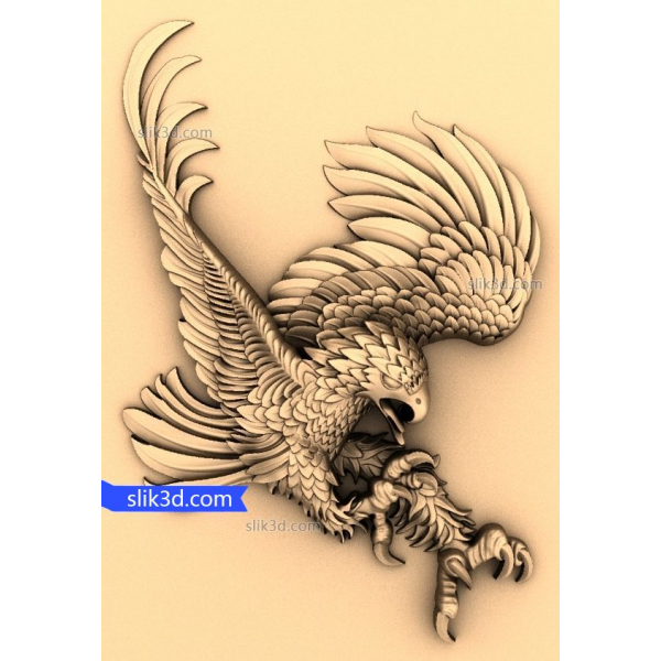 3D model Eagle's Embrace za CNC 3D model Eagle's Embrace za CNC