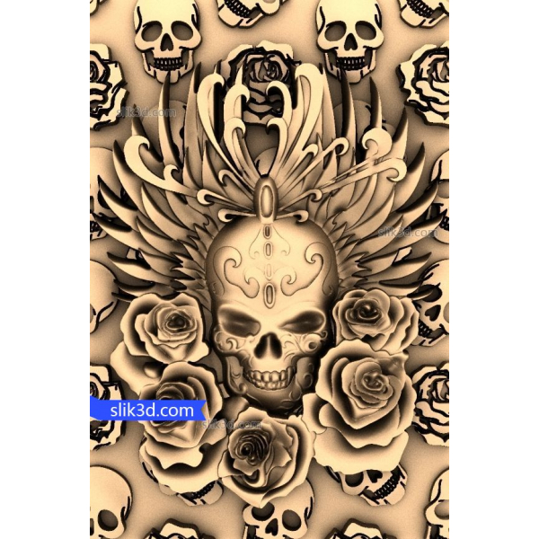 Eternal Elegance 3D STL Model for CNC Wood Carving