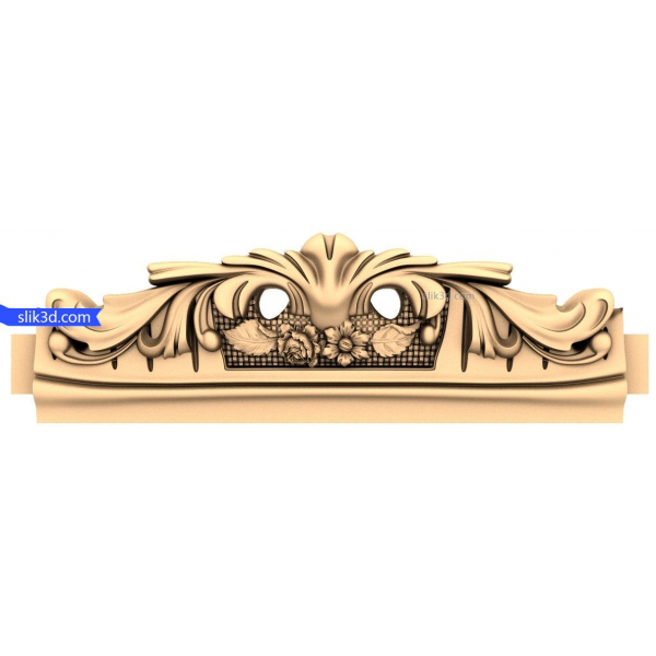 Baroque Elegance 3D STL ڈیزائن برائے CNC Baroque Elegance 3D STL ڈیزائن برائے CNC