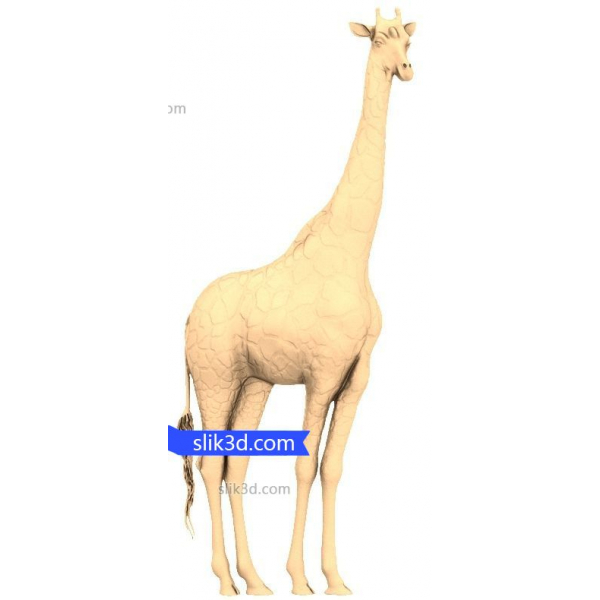 Majestic Giraffe 3D modell CNC és 3D nyomtatáshoz Majestic Giraffe 3D modell CNC és 3D nyomtatáshoz