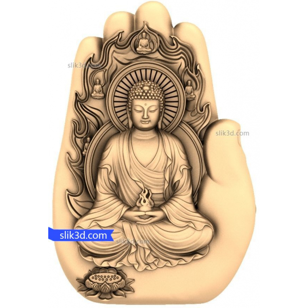 Heilige Hand der Gelassenheit 3D STL Modell Heilige Hand der Gelassenheit 3D STL Modell