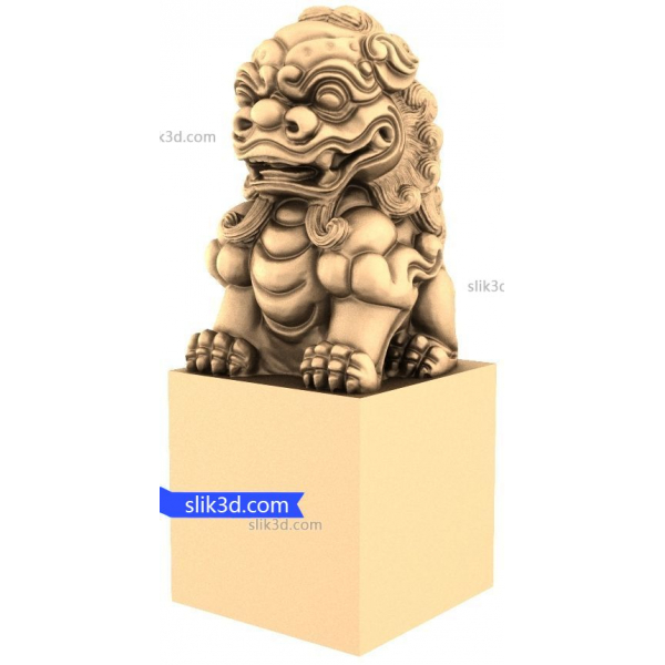 Imperial Guardian Lion 3D STL Model for CNC Imperial Guardian Lion 3D STL Model for CNC