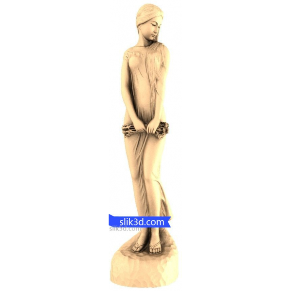 Graceful Muse 3D Model for CNC Graceful Muse 3D Model for CNC