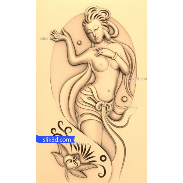 Heitere Schönheit 3D-Modell für CNC Heitere Schönheit 3D-Modell für CNC
