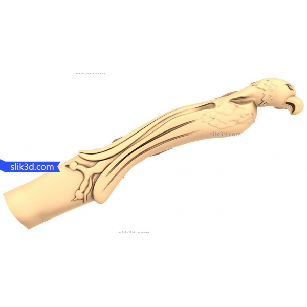 Eagle's Grace 3D STL Model for CNC Router