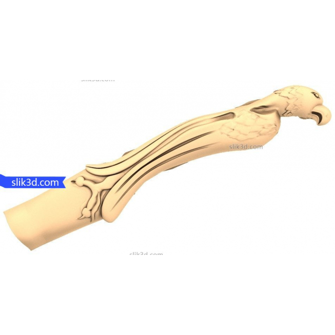 La poignée de Hache de l'aigle | STL - modèle 3D CNC