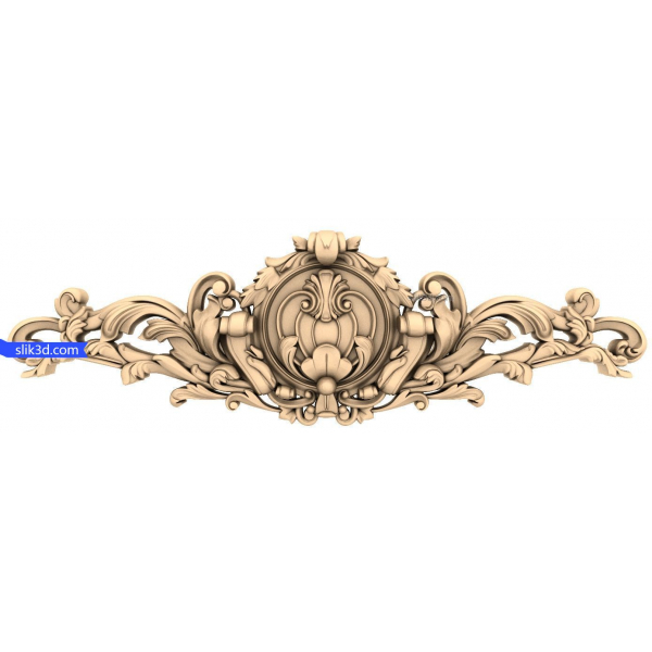 Imperial Elegance Decorative Element 3D STL Model Imperial Elegance Decorative Element 3D STL Model