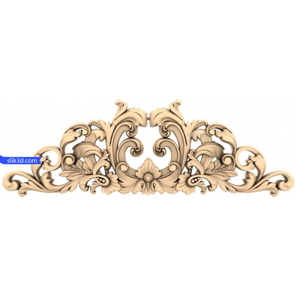 Barocke Eleganz 3D STL Modell für CNC Barocke Eleganz 3D STL Modell für CNC
