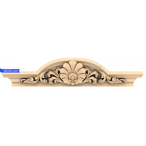 Majestic Fleur De Lis Arch 3D STL Model