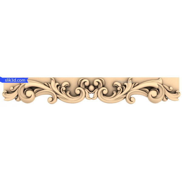 Ornate Floral Relief - 3D STL Model for CNC Ornate Floral Relief - 3D STL Model for CNC