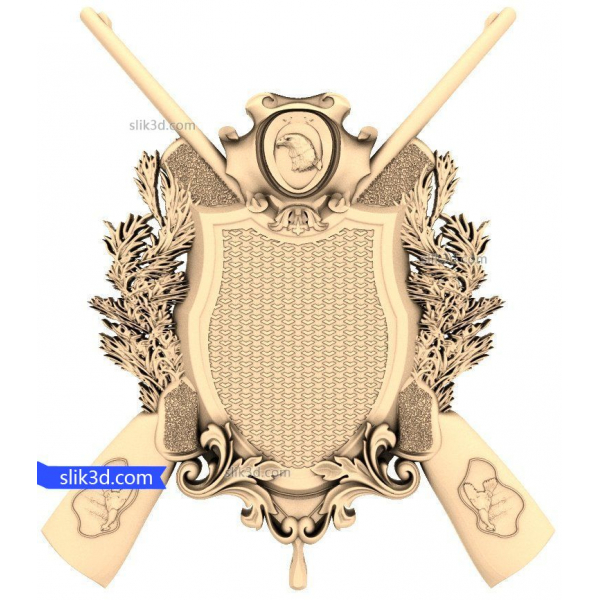 Guardian's Crest - 3D STL-model til CNC