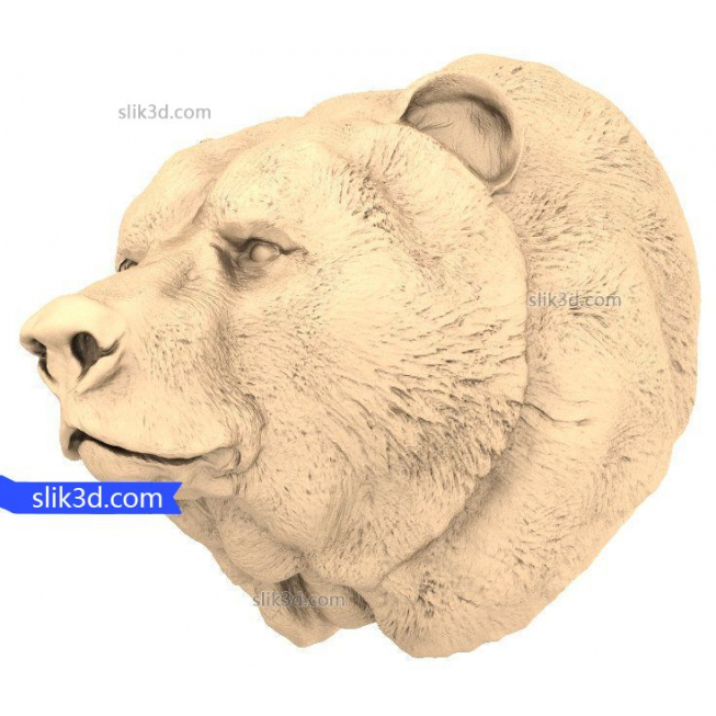 A statuette "bear Part" | STL - 3D model for CNC