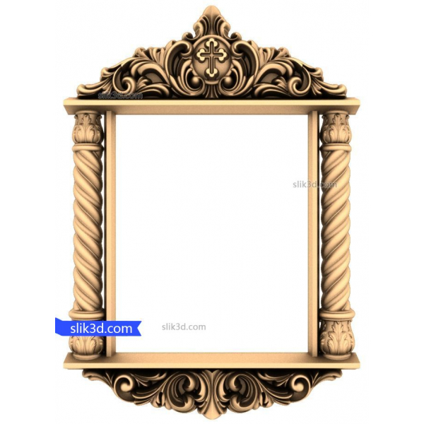 Baroque Elegance Πλαίσιο STL για κατεργασία CNC Baroque Elegance Πλαίσιο STL για κατεργασία CNC