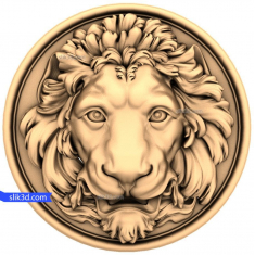 Medaljon kraljevskega leva
