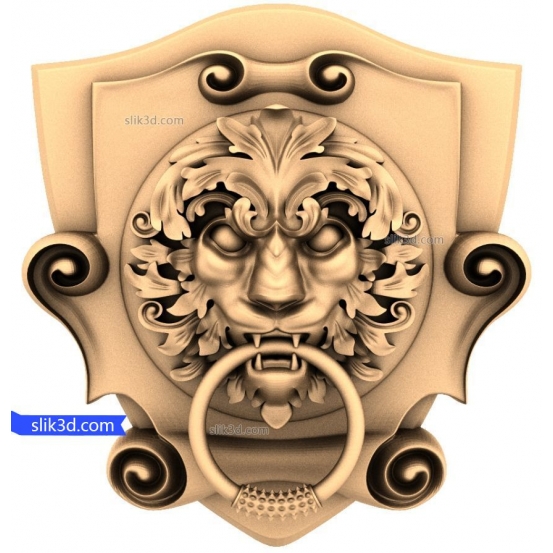 Character "Head of a lion (17)" | STL - 3D model for CNC