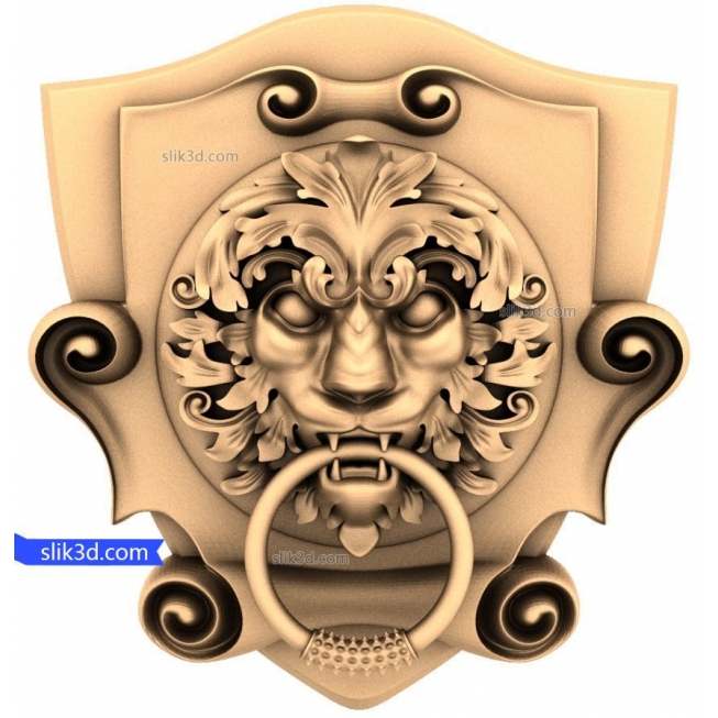 Character "Head of a lion (17)" | STL - 3D model for CNC