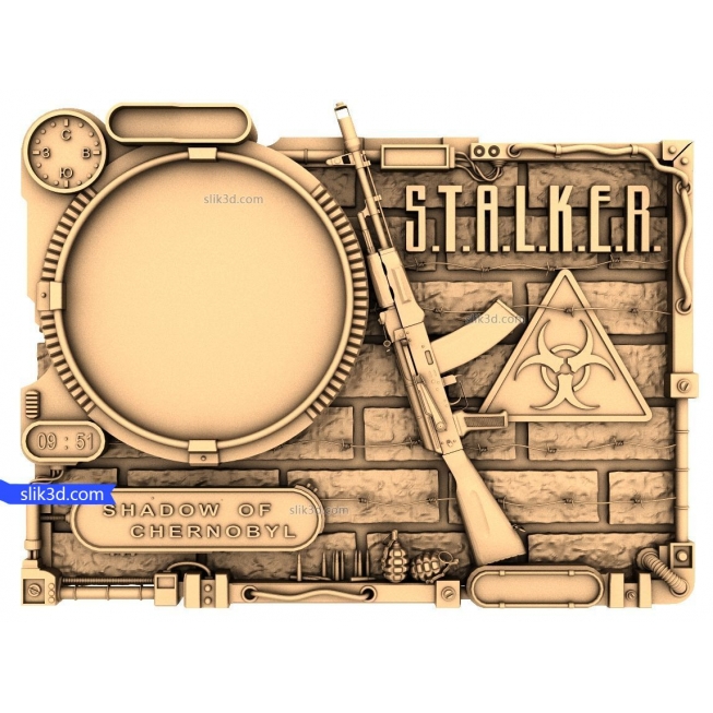 Watch "STALKER" | STL - 3D model for CNC