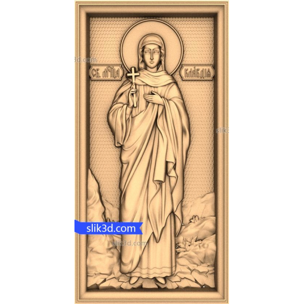 3D Model of Saint Paraskeva for CNC