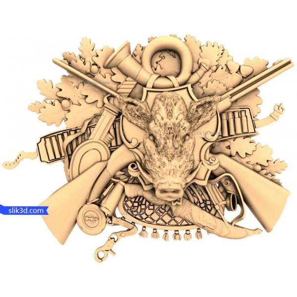 Nyara ya Hunter: Mapambo ya Nguruwe Mwitu 3D STL Model Nyara ya Hunter: Mapambo ya Nguruwe Mwitu 3D STL Model
