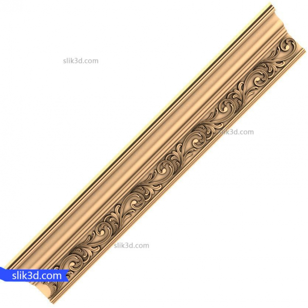 Majestic Scroll Border 3D STL model pro CNC Majestic Scroll Border 3D STL model pro CNC
