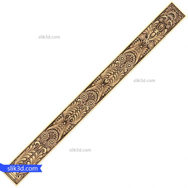 Ornamental Baroque Trim 3D STL Model for CNC Ornamental Baroque Trim 3D STL Model for CNC