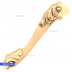 Braço de cadeira elegante Acanthus