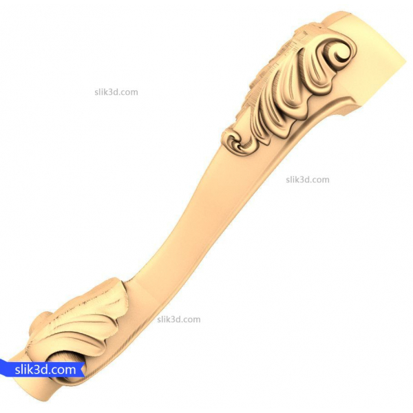 Eleganter Acanthus-Stuhlarm 3D STL Modell für CNC Eleganter Acanthus-Stuhlarm 3D STL Modell für CNC