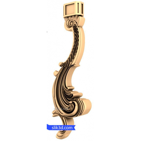 Verzierte Eleganzhalterung 3D STL Modell für CNC Verzierte Eleganzhalterung 3D STL Modell für CNC
