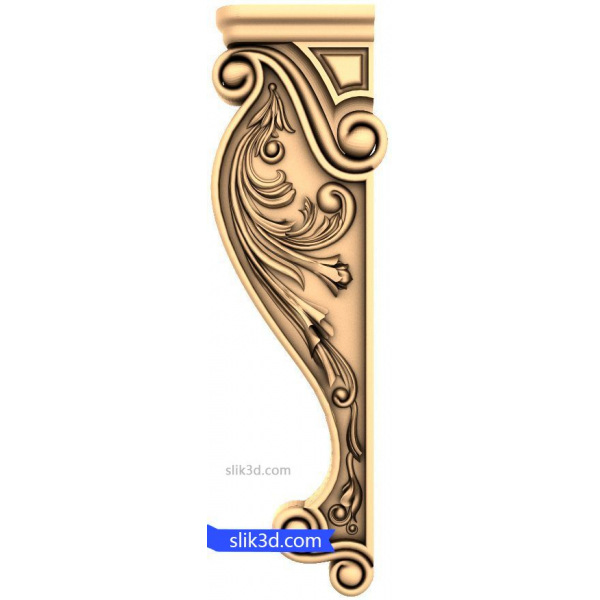 Barocke Prachtkonsole 3D STL Modell für CNC Barocke Prachtkonsole 3D STL Modell für CNC