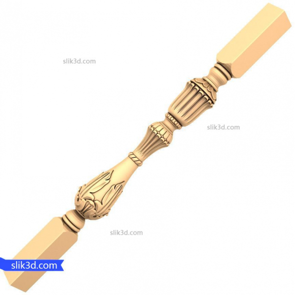 CNC용 3D STL 장식 난간 디자인 CNC용 3D STL 장식 난간 디자인