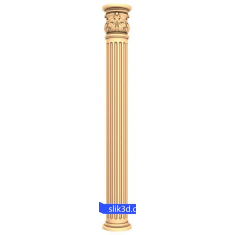 Majestuosa columna corintia