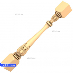 درابزين أنيق من الأزهار