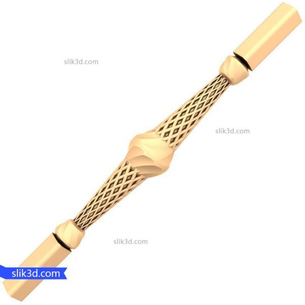 Elegant Twist Spindel - 3D-model til CNC Elegant Twist Spindel - 3D-model til CNC