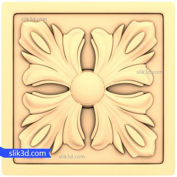 แผงตกแต่ง Radiant Fleur โมเดล 3D STL แผงตกแต่ง Radiant Fleur โมเดล 3D STL