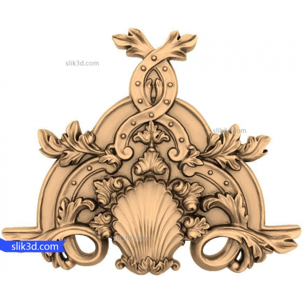 مزین بلوط تاج 3D STL مدل های CNC